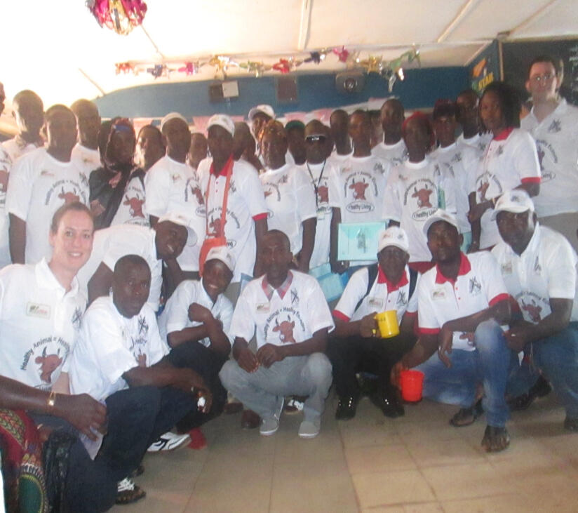 CCA- SL/ SPANA UK 2 day joint training workshops on animal welfare and the management of working animals held in Kabala Sierra Leone in 2012